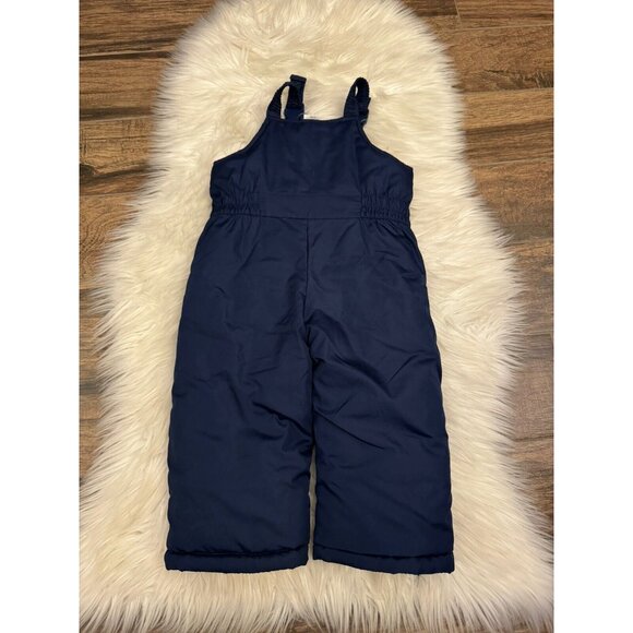 Carter’s Size 2T Navy Blue  Adjustable Snow Bibs Pants - Picture 2 of 6